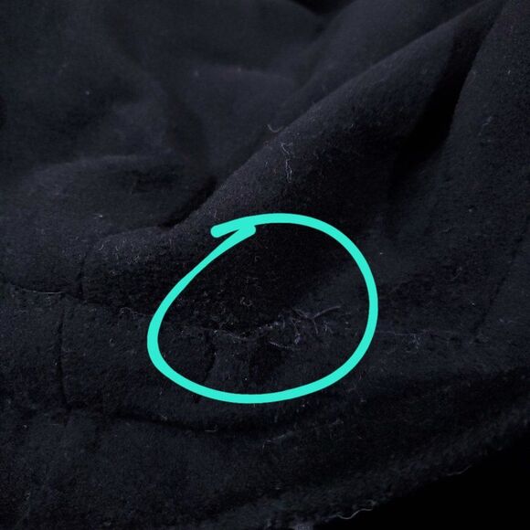 READ Ralph Ralph Lauren Wool Cashmere Coat Black Double Breasted Men's Size 42R - Picture 6 of 16